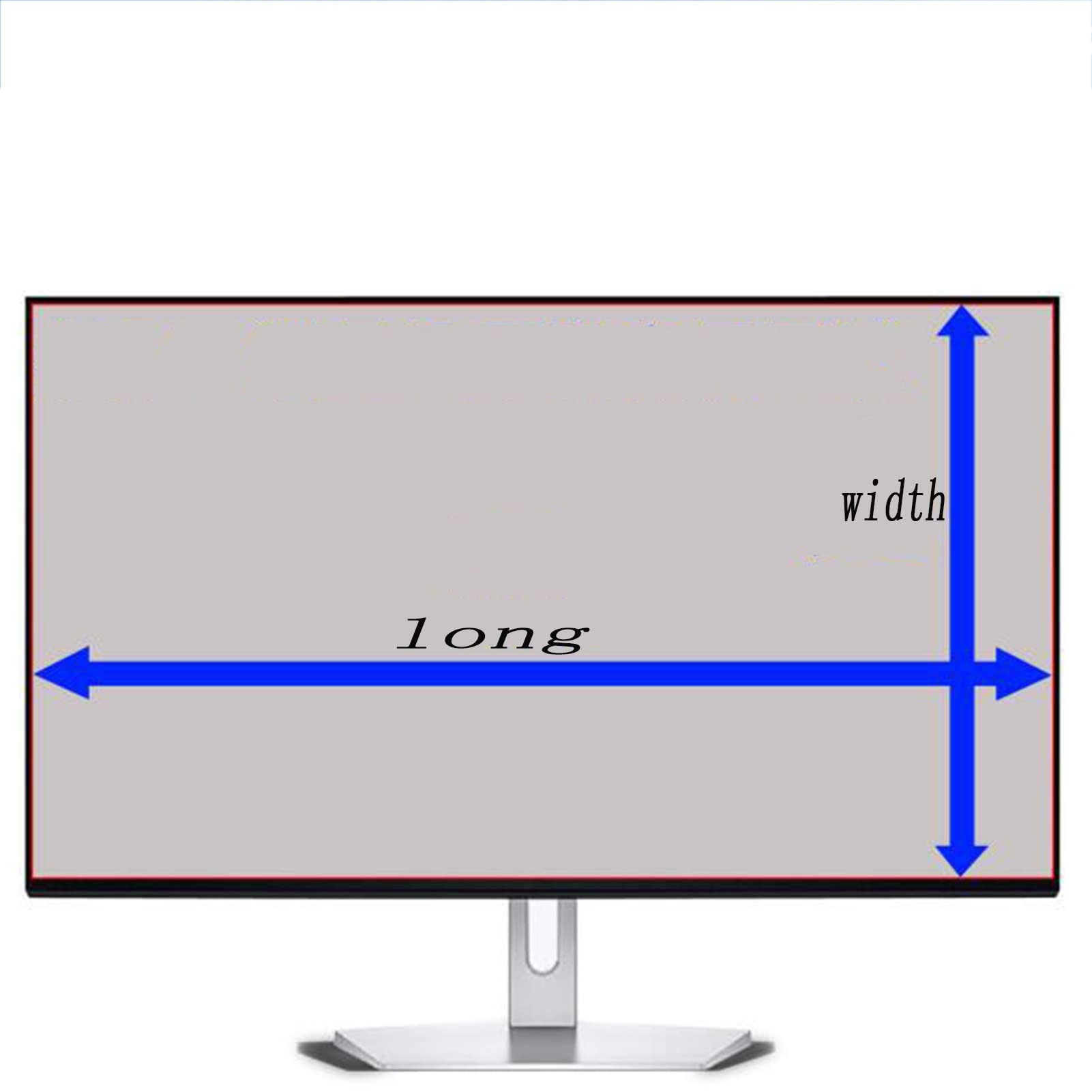 Copertura protettiva per schermo TV per bambini Anti smashing Anti luce blu Pellicola a prova di esplosione Protezione dello schermo Domestico Finitura opaca 27 pollici 596X335MM