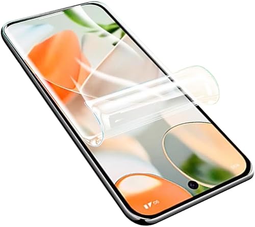 PORRVDP Protector de pantalla de película de hidrogel para Xiaomi 12 Lite 2 piezas de película protectora de TPU suave transparente no vidrio