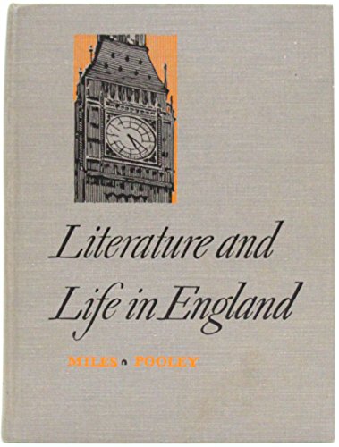 Literature and Life in England (1943) B00XWODJT0 Book Cover
