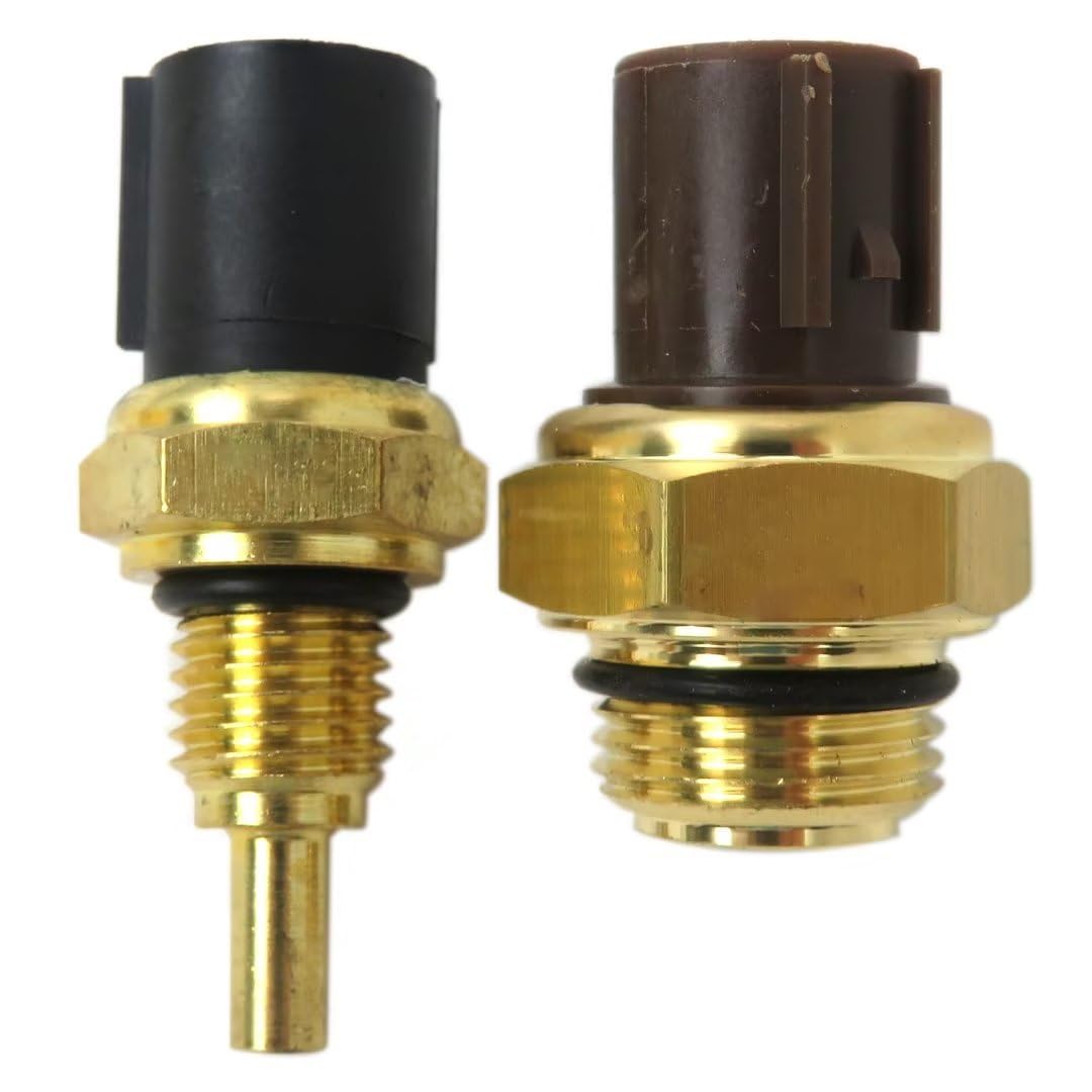 Set of 2 Cooling Fan Switch and Coolant Temperature Sensor for Acura Honda