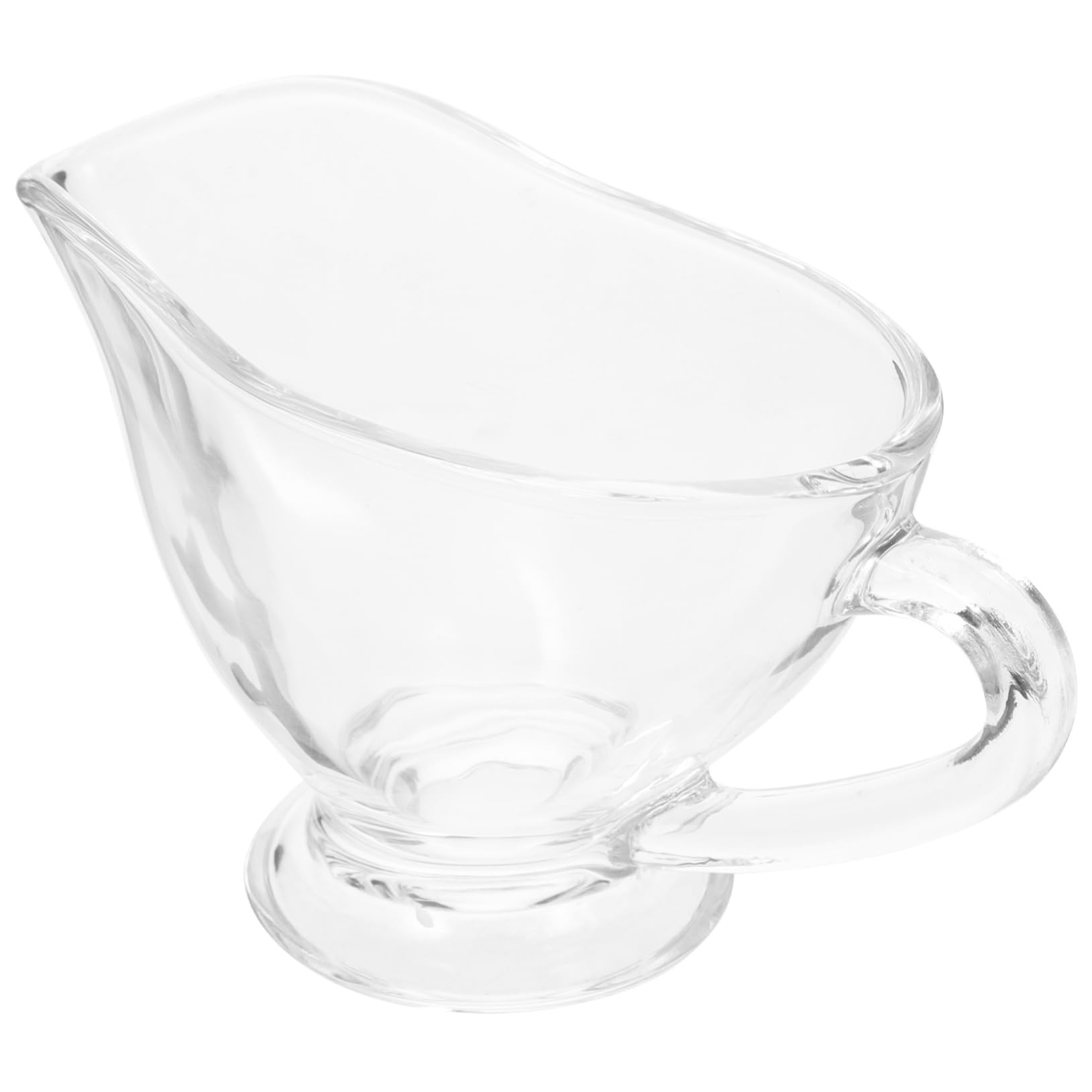 Garneck Sauce Boat Coffee Creamers Gravy Container Sauce Dish Creamer Bowl Sauce Dispenser Salad Dressing Dispenser Creamer Dispenser Creamer Pitcher Condiment Bowl Sauce Container Glass