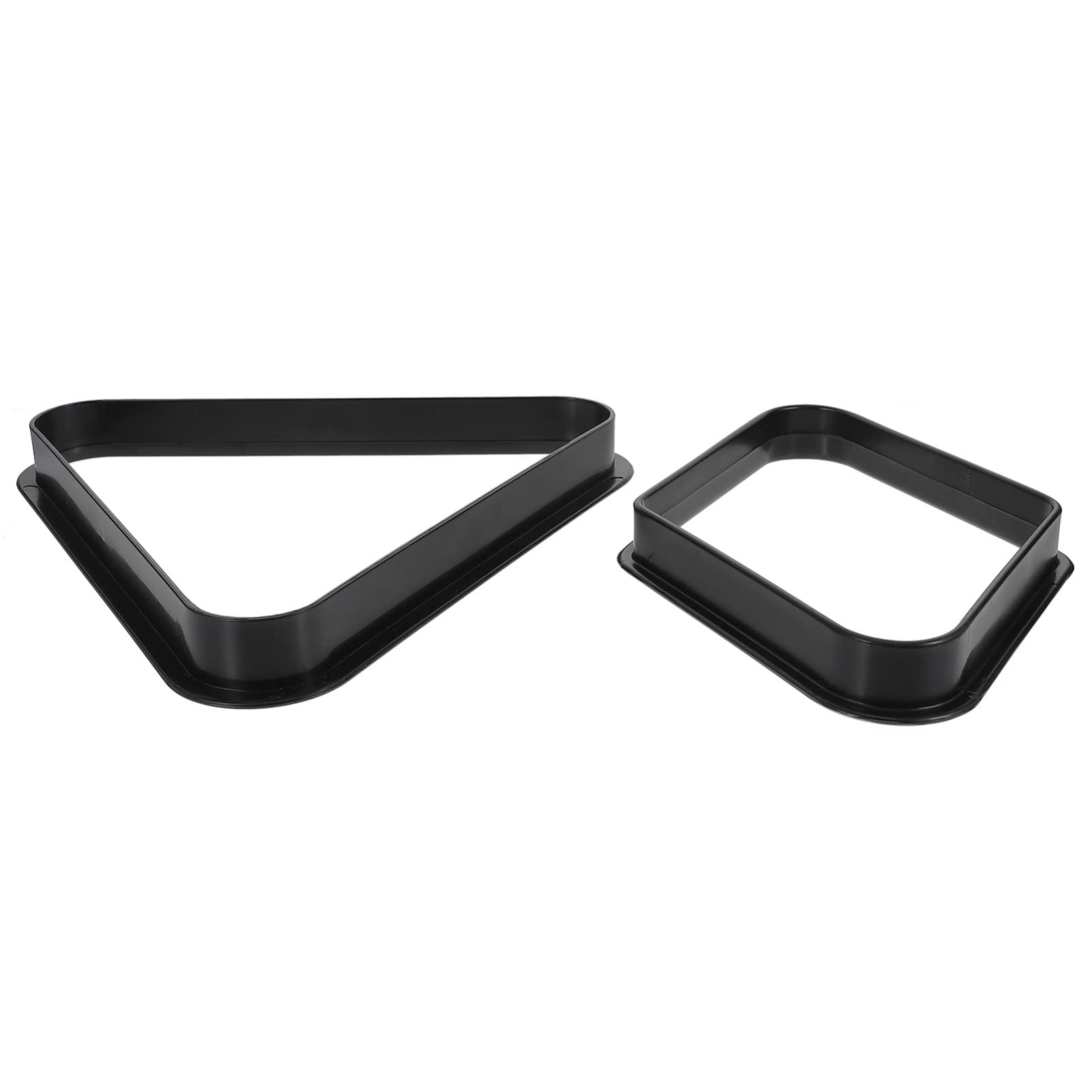 Abaodam 2sets 2pcs Pool Table Billiard Ball Rack Durable Plastic Triangle Holder for Easy Positioning for Amateurs and Professionals Design for All Pool Tables 2pcs*2