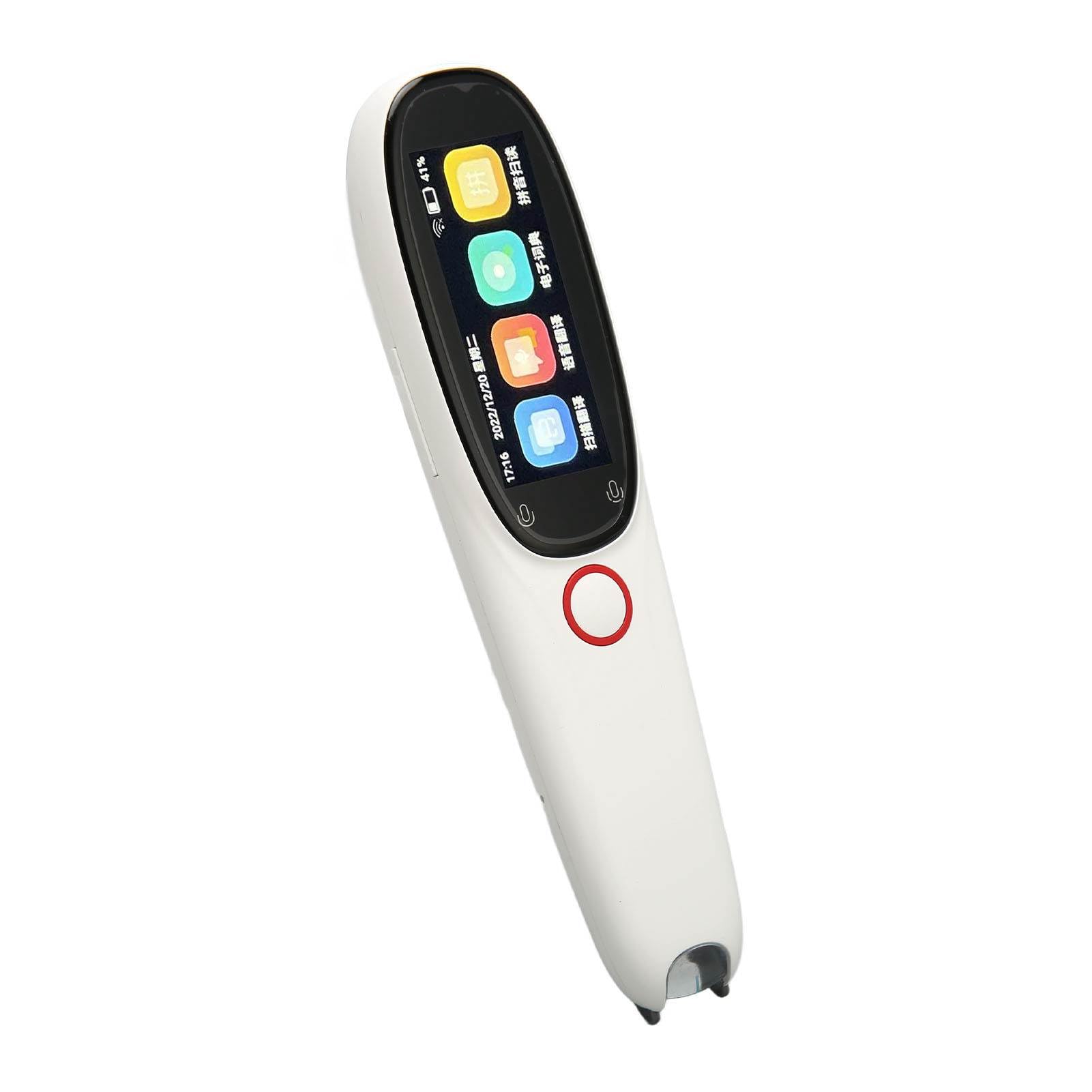 Hyuduo Dispositivo Traduttore Intelligente, Penna di Scansione Multilingue con Touch Screen, Batteria da 1150 MAh, Traduzione in Tempo Reale per i Viaggiatori