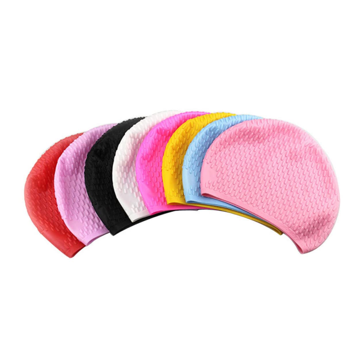 HANABASS cuffia da nuoto da donna cuffie impermeabili piscina cuffia piscina impermeabile cuffia da nuoto per cuffia da nuoto da uomo cappelli cuffie piscina Cappello da nuoto bianca