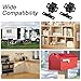 BE-TOOL 2PCS Double Roller Catch Door Latches, Heavy-Duty Iron Smooth Quiet Cabinet Latch for Cabinets Wardrobes RV Boats(Silver）