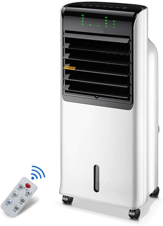 Air Cooler for Home Office Evaporative Coolers Evaporative Cooler Portable Bladeless Air Cooler Electric Fan Humidifier with Remote Control 3 Modes Air Conditioner for Home Office