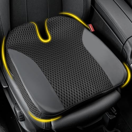 Ergonomic Memory Foam Car Seat Cushion Black