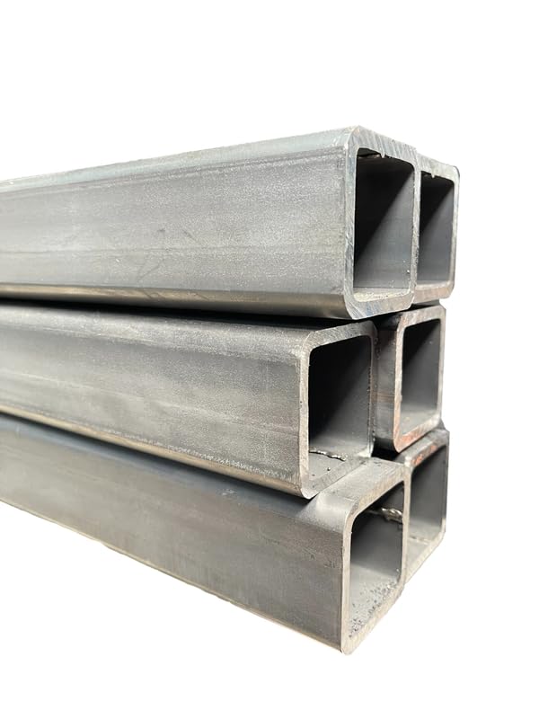 Vierkantrohr S235JRH (100x100x3mm - 2000mm - einseitige Gehrung 45 Grad)