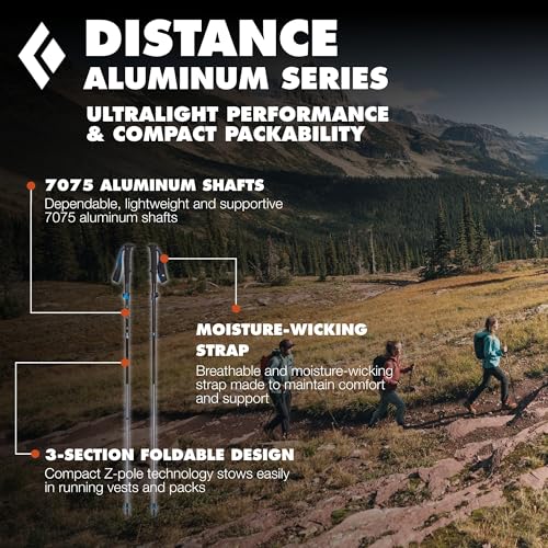 Black Diamond Distance Flz - Bastoni Pieghevoli E Ultraleggeri Per Trail Running & Escursionismo - 2