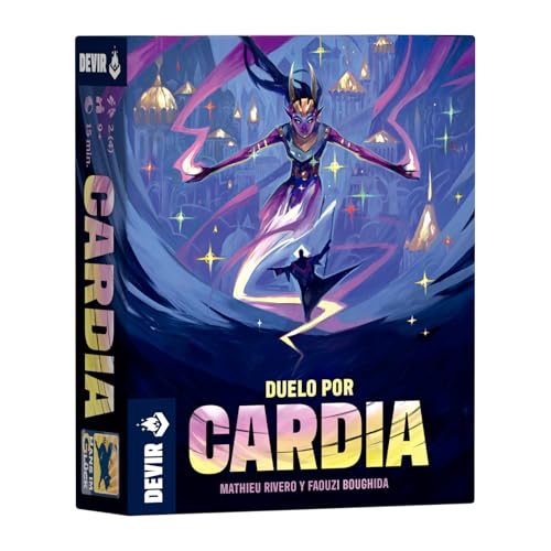 Devir – Duelo por Cardia – Juego de Cartas Estratégico para 2 Jugadores | Fantasía, Duelos, Habilidades y Tácticas | A Partir de 9 Años, 15 Min por Partida (BGCARDSP)