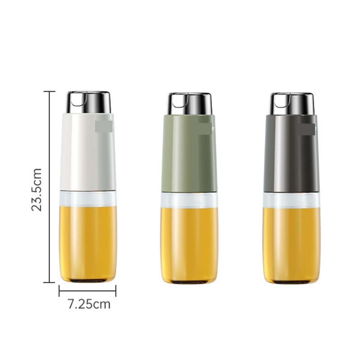 Aceitero Aceitera y Vinagrera Botella De Aceite De Vidrio For Cocina, Aceite For El Hogar, Vinagre, Condimento, Juego De 3 Piezas Aceiteras para Cocina