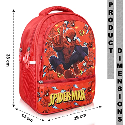 Image of Stylbase Cartoon Printed School Bag for Boys and Girls | Waterproof Backpack Bag for Travelling Sports | Kids Bag Ideal for UKG Nursery 1st Class | School Bags for 5 7 Years 15 Inches Multicolor