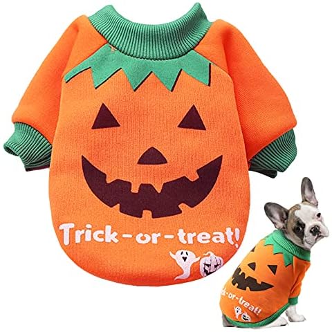 SUNYOK Dog Costume Halloween Pumpkin Dog Costume Large Dog Costume for Halloween Pet Cat Dog Clothes Cover