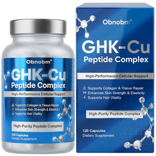 GHK-Cu Kupferpeptid Komplex Vegan und Zinkfrei 120 Stück Für Hautbild und Haarstruktur