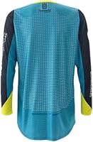 Vista 2 de Husqvarna RAILED Camisa PRO S, Azul amarillo turquesa