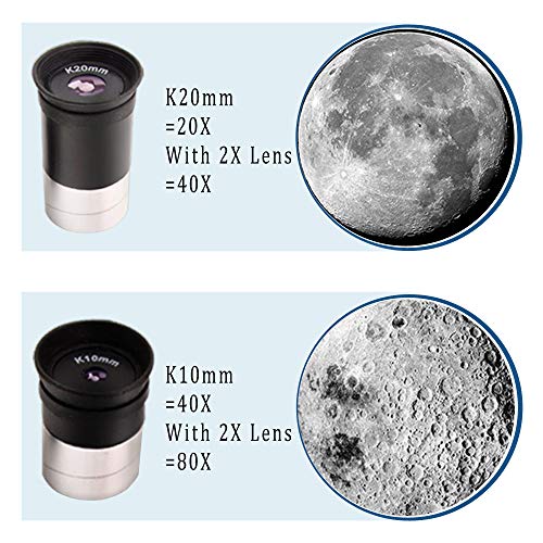 Moutec Telescope for Kids and Beginners with Backpack Smartphone Adapter, Portable Astronomical Travel Telescope, 70mm Refractor - Great Astronomy Gift for Kids to Explore Moon Space