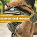 OneTigris Hundegeschirr Grosse Hunde, AIRE MESH Taktisches Anti Zug Geschirr mit 2 Griff Verstellbar Brustgeschirr No Pull Dog Harness Atmungsaktiv Grün L
