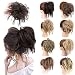 MORICA Messy Bun Hair Pieces for Women Scrunchies for Hair Extensions Tousled Elastic Rubber Band Hairpiece Synthetic Hair updo Scrunchies Ponytail Hairpiece (Color:6#)