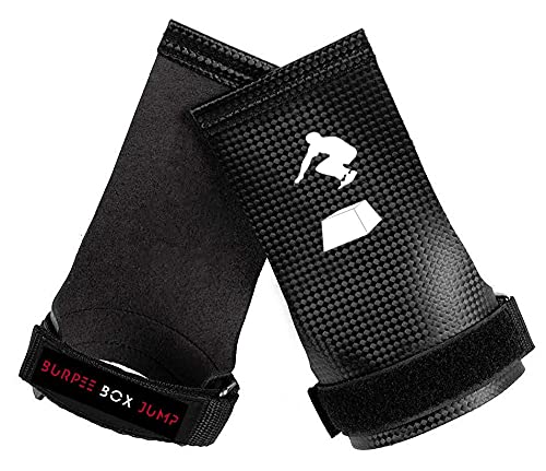 Carbon Fiber No Hole Hand Grips Fingerless Grips - Hand Grips for Weightlifting, Pull-Ups, Cross Training, WODs, and Gymnastics, Prevent Rips, for Men and Women