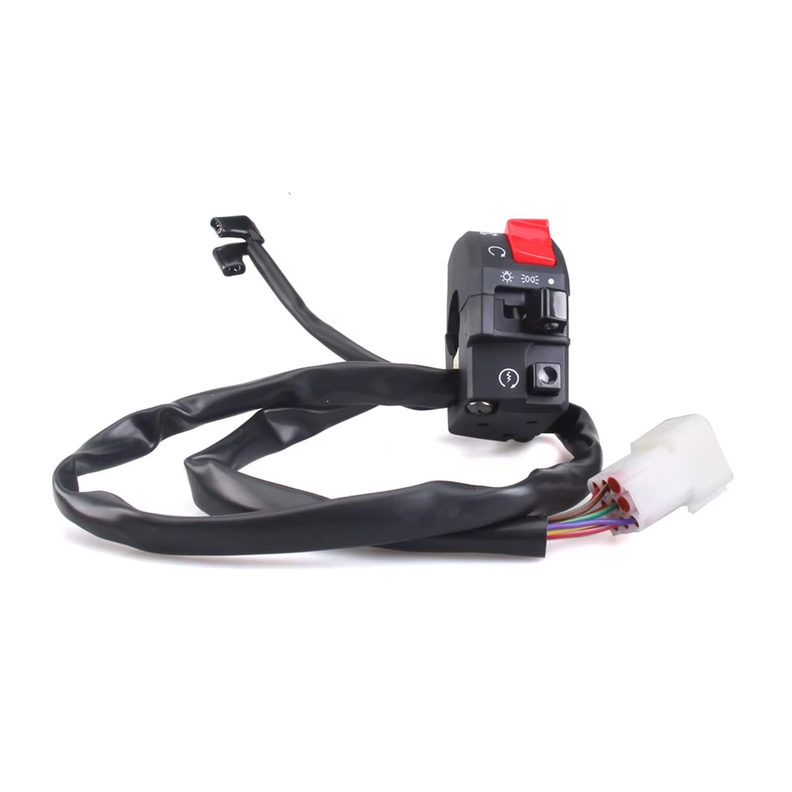 Interrupteur clignotant moto étanche avec commande de feu antibrouillard