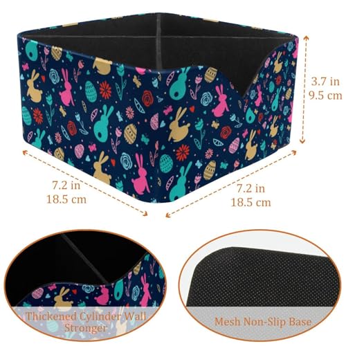 Porte-stylo rectangulaire Pâques grand compartiment maquillage