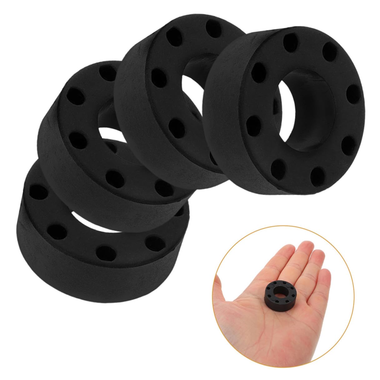 Alipis Bumpers en Caoutchouc pour Baby-Foot à Tige – 16 Pièces – Protection Solide de Table – Amortisseurs Résistants – Accessoires de Remplacement pour Jeu de Salle de Loisirs