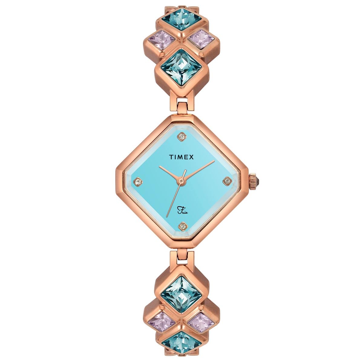 timex Fria Analog Watch for Women with Rhombus Dial & Water Resistant Women's Wrist Watches-picture-43