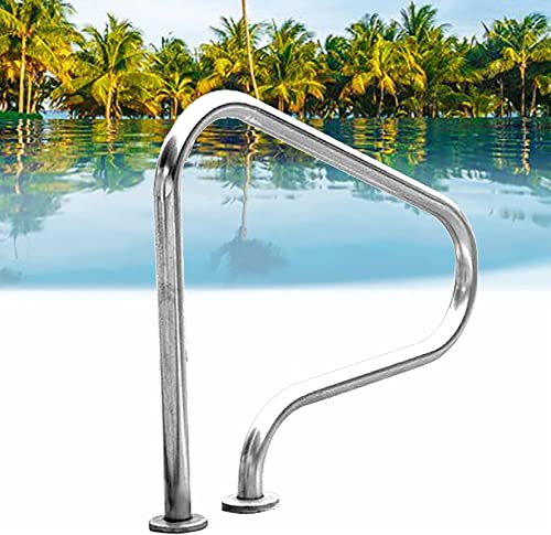 Rampe de piscine sécurisée avec housse anti-glisse et kit complet