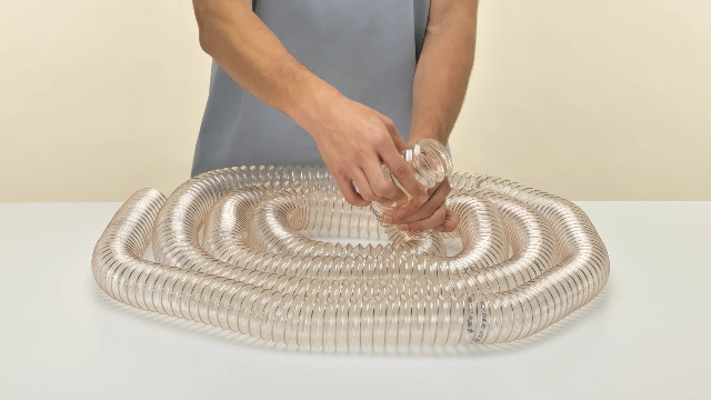 Tubo Di Aspirazione In PU ECO 70mm - 5 Metri Per Polvere, Aria E Vapori, Resistente All'Idrolisi - Foto 2