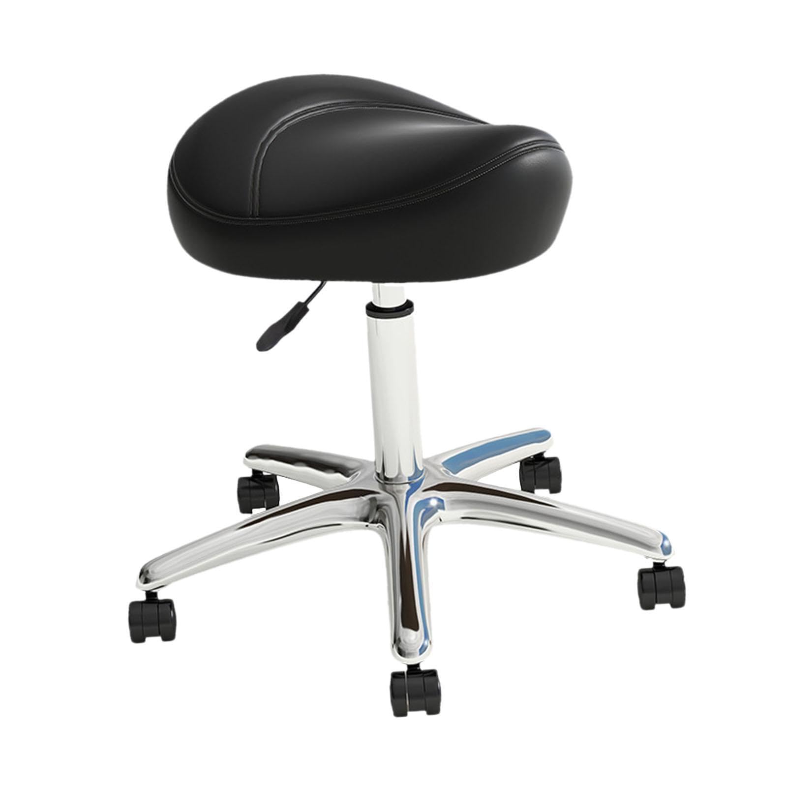 Tabouret de bar en cuir PU design élégant pour salon de coiffure et spa