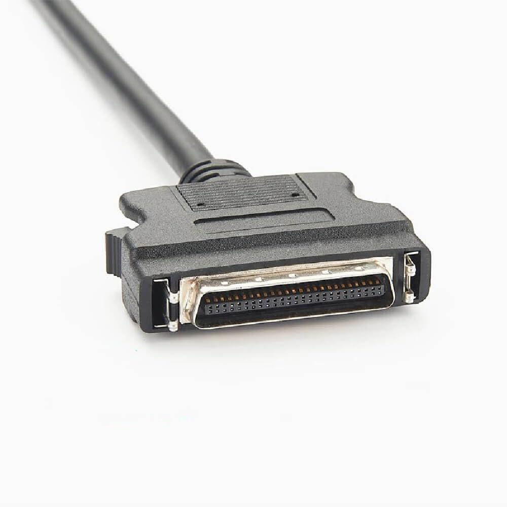 Elecbee SCSI MDR 50 pin maschio a maschio connettore dritto tipo a scatto con cavo 2,5 m
