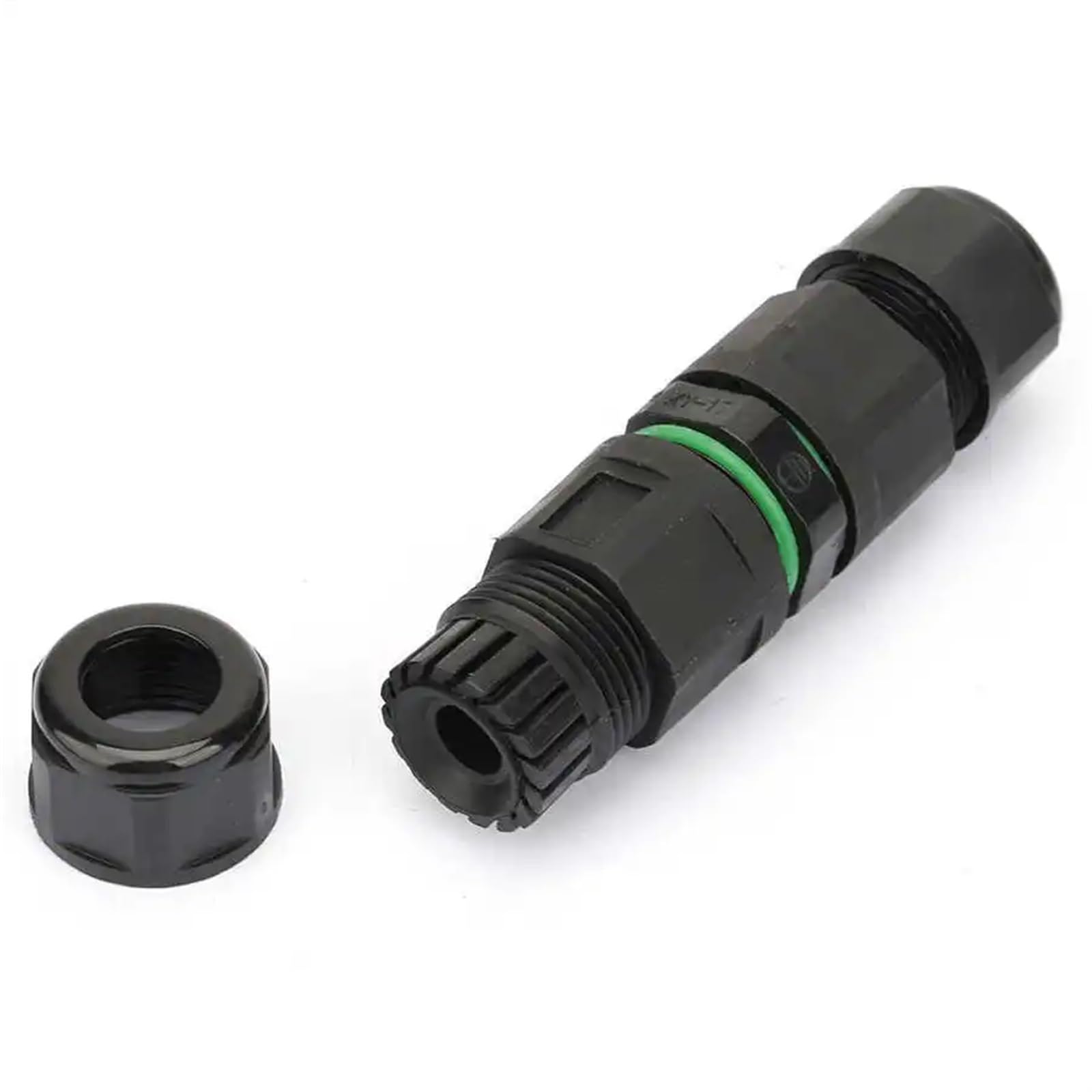 Conector de Cable Impermeable IP68, Adaptador Terminal eléctrico 3 Pines, Conector for Luces Exteriores, 2 uds(C)