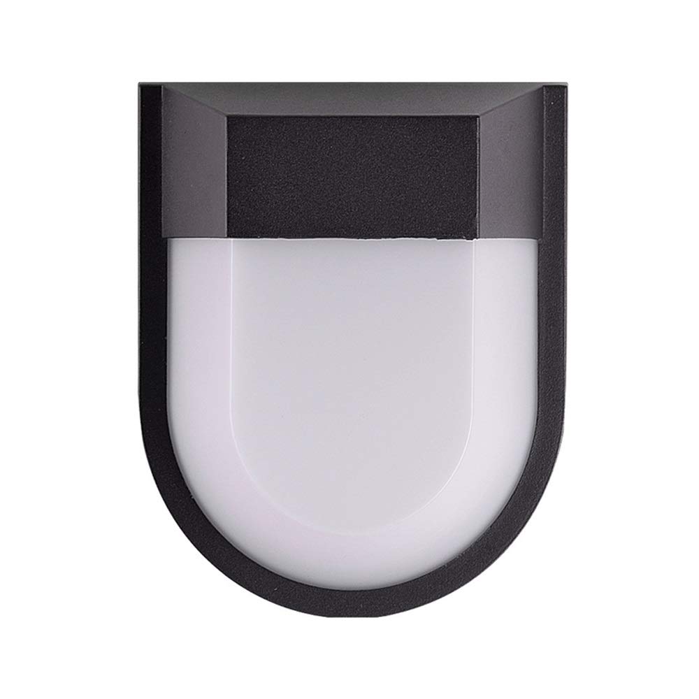 YSJNGF Led IP65 Wodoodporny Aluminiowy kinkiet zewnętrzny górę w dół do patio, ogrodu, przedpokoju, balkonu, werandy (ciepły biały) [klasa energetyczna A+]