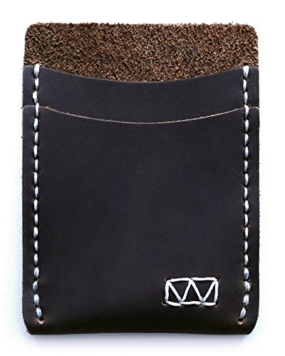 Waskerd Men's Strayer Front Pocket Wallet One Size Limousin Brown w/White