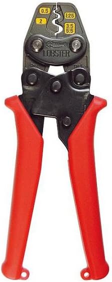 Lobster AK-2MA Crimping Tool Terminal Crimper Powerful Strength Easy Grip Cutter Professional Plier