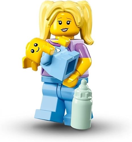 Minifigura coleccionable niñera con bebé Lego Series 16 (71013)