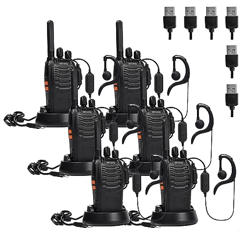 Buki France : Talkie-Walkie Rechargeable Longue Portée 5 km