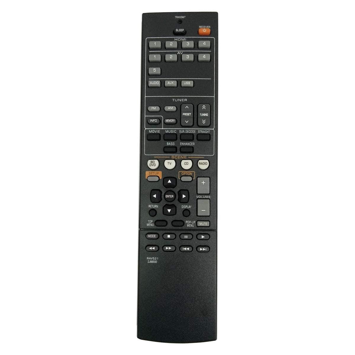 Buy MIRACLES IN HAND® Remote Control RAV521 for Yamaha HTR-3067 RX