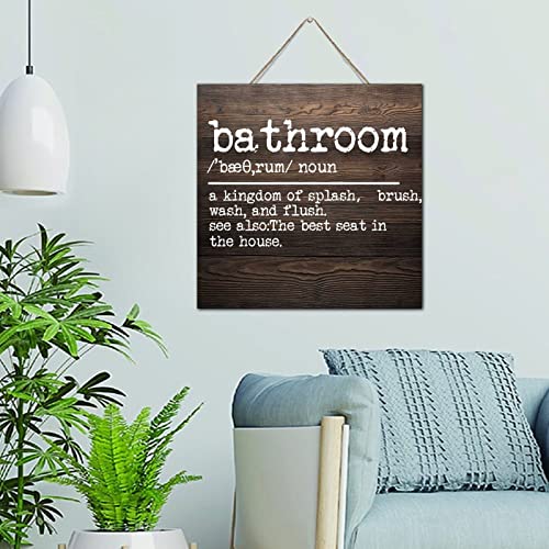 Décoration salle de bain bois suspendre plaque murale entrée cosy