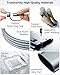 Upgraded 3 in 2 Multi Charging Cable for iPhone & iWatch, 4Ft Magnetic Wireless Apple Watch Charger USB C Cable Universal Travel Charger Nylon Braided for iWatch SE/9-1/& iPhone Series