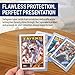 Premium Seamless 20PT - 360PT Thick Top Loaders for Cards | Top Loader Card Holder, Baseball Card Sleeves Hard Plastic, Hard Trading Cards Sleeves, TCG Sports Sleeve Hards, Toploader Clear Plastic.