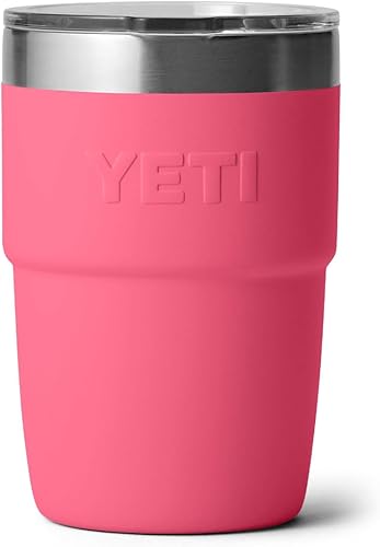 Miniatura 6 de YETI Rambler Taza de café aislada de 8 onzas con tapa, taza de café apilable de doble pared aislada al vacío, forro de cerámica DuraSip, diseño apto