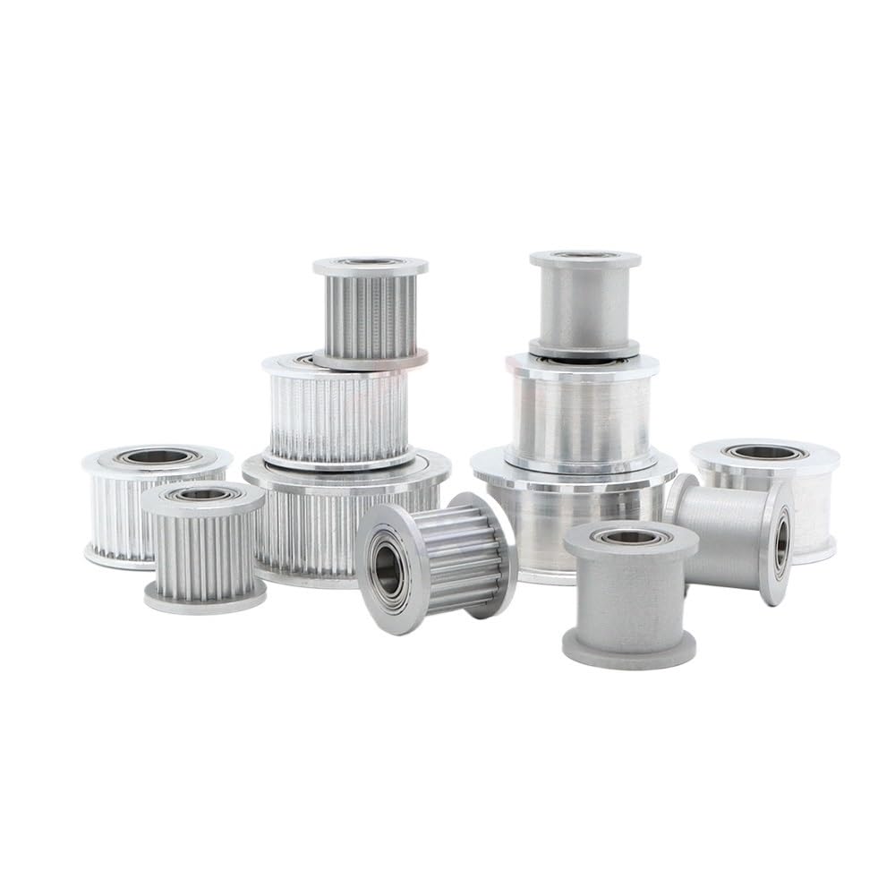 Polea tensora HTD3M 15T 20T 24T 30T 40T Polea de correa 15 dientes 20 dientes Polea tensora 30 dientes 40 dientes Guía de cojinete HTD(10mm,20T - With teeth,Belt width 6mm)