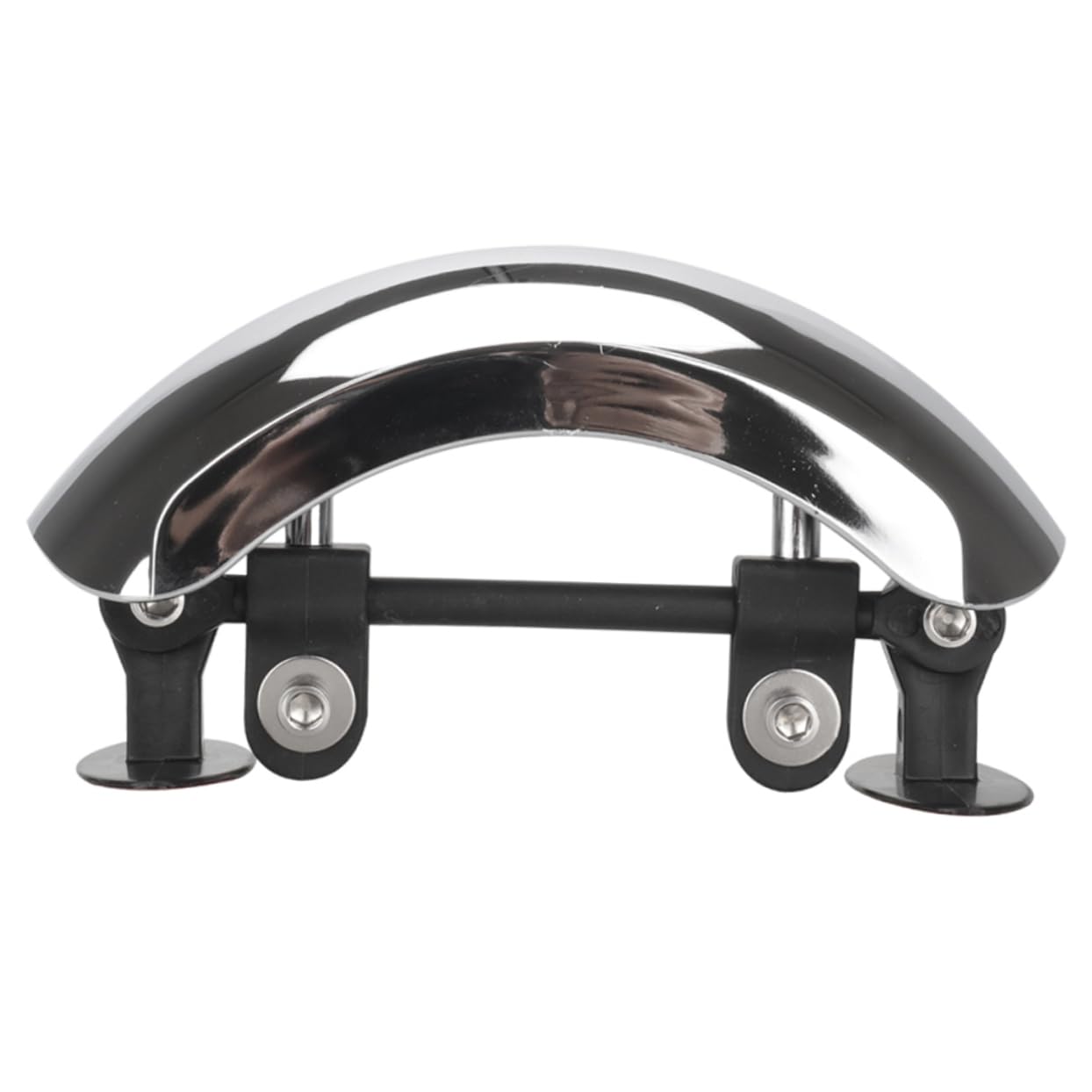 SUPVOX Rearview Motorcycle Mirror - Wide-Angle 180 Degree Safety Mirror for Cycling - Rear View Replacement for Scooter - Chrome