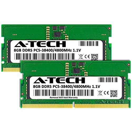 Image of A-Tech 16GB Kit (2x8GB) RAM Compatible for ASUS TUF Gaming A15 FA507RE-A15.R73050T Gaming Laptop | DDR5 4800MHz PC5-38400 SODIMM 1.1V 262-Pin Non-ECC SO-DIMM Memory Upgrade
