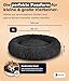 Belune® Hundebett [mit waschbarem Bezug] - Das Original - [XL, 120cm, Schwarz] Hundekorb, Katzenbett, Hundekörbchen, Dog Bed, Flauschiges Hundebett für große, mittelgroße & kleine Hunde