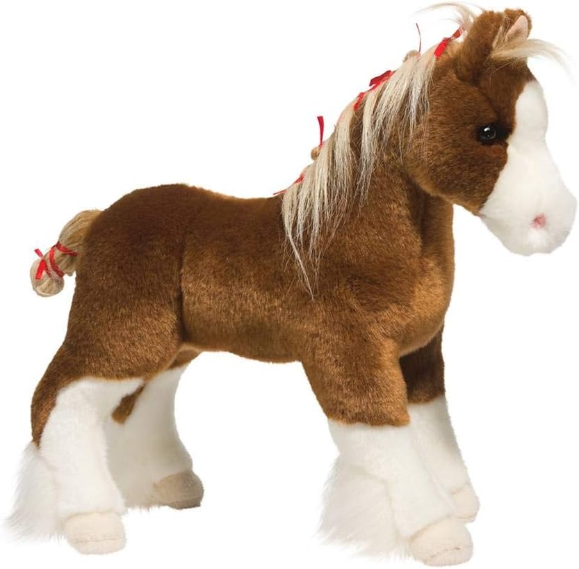 Samson Clydesdale Draft Horse Plush Stuffed Animal