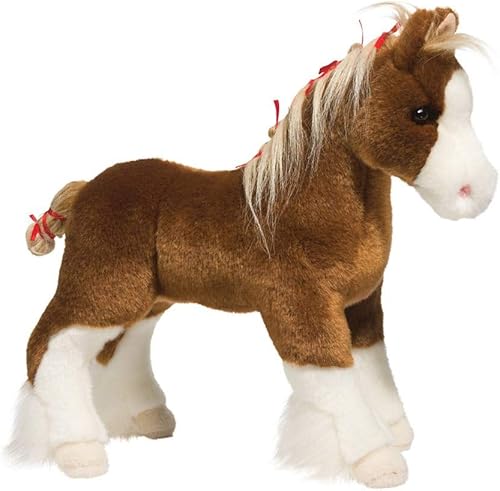 Douglas Samson Clydesdale Draft - Peluche de caballo