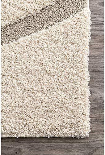 Image of Modern Fluffy Silky Micro Fiber Polyster Carpet /Runner for Bedroom, Study Room, Playing Room, Guest Room ETC 6x9 Feet C-7