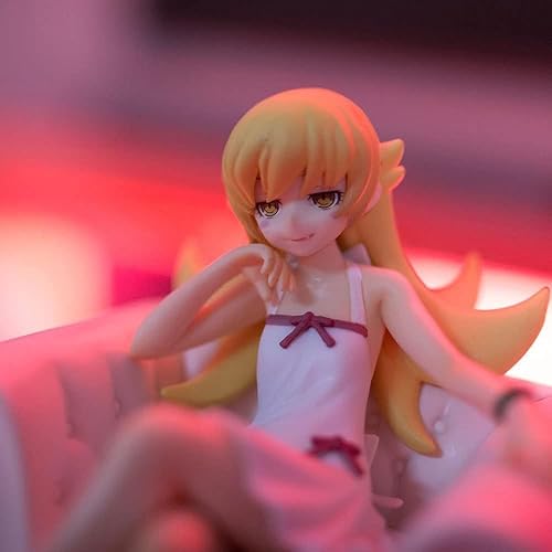 Miniatura 3 de WAIIX Box Hantai Anime Girl Figura Monogatari Series Oshino Shinobu-11CM Modelo Juguetes Colección Figura de Acción Personaje Anime